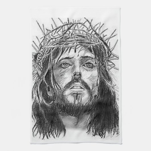 Serviette de cuisine Jésus (Vertical)