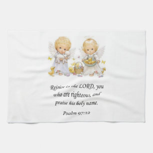 Serviette de cuisine Jésus Psaume 97:12