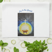 Serviette de cuisine "Joy to the World" (Plié)