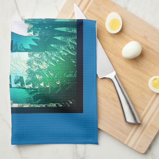 Serviette de cuisine Jungle (Quart Plié)