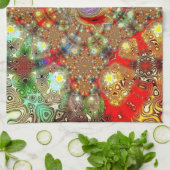 Serviette de cuisine "Kaleidoscope Fury" (Plié)