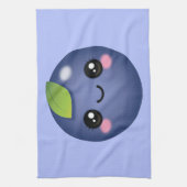 Serviette de cuisine Kawaii Blueberry (Vertical)