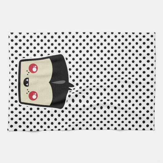 Serviette de cuisine Kawaii Dracula (Horizontal)