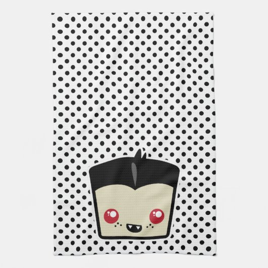 Serviette de cuisine Kawaii Dracula (Vertical)