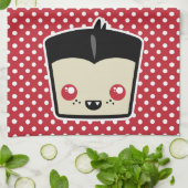 Serviette de cuisine Kawaii Dracula (Plié)