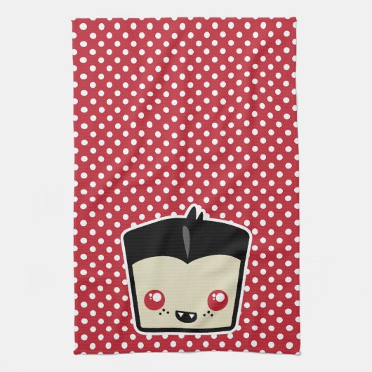 Serviette de cuisine Kawaii Dracula (Vertical)
