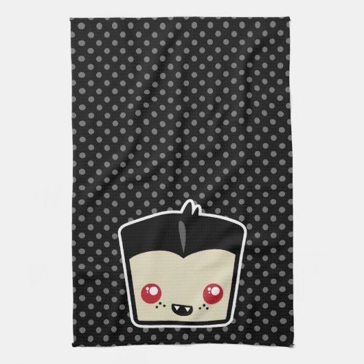 Serviette de cuisine Kawaii Dracula (Vertical)