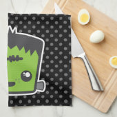 Serviette de cuisine Kawaii Frankenstein (Quart Plié)