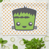 Serviette de cuisine Kawaii Frankenstein (Plié)