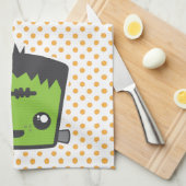 Serviette de cuisine Kawaii Frankenstein (Quart Plié)