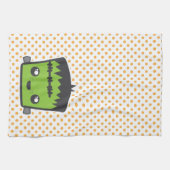 Serviette de cuisine Kawaii Frankenstein (Horizontal)