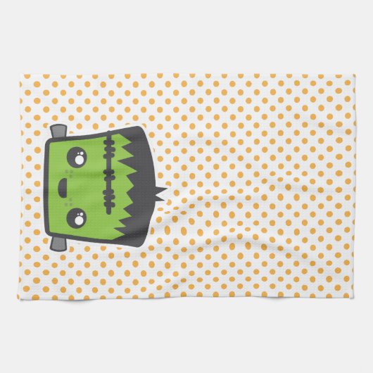 Serviette de cuisine Kawaii Frankenstein (Horizontal)