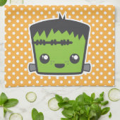 Serviette de cuisine Kawaii Frankenstein (Plié)