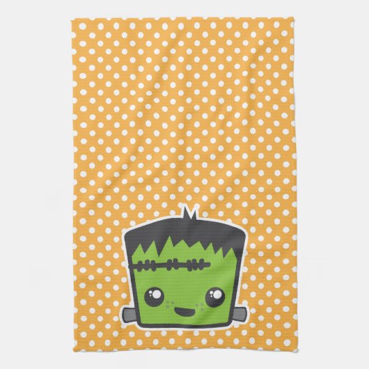 Serviette de cuisine Kawaii Frankenstein (Vertical)