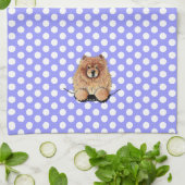 Serviette de cuisine KiniArt Chow (Plié)