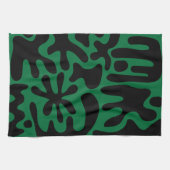 Serviette de cuisine Kismet verte (Horizontal)