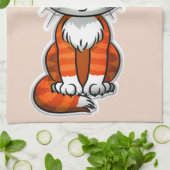 serviette de cuisine kitty noël (Plié)