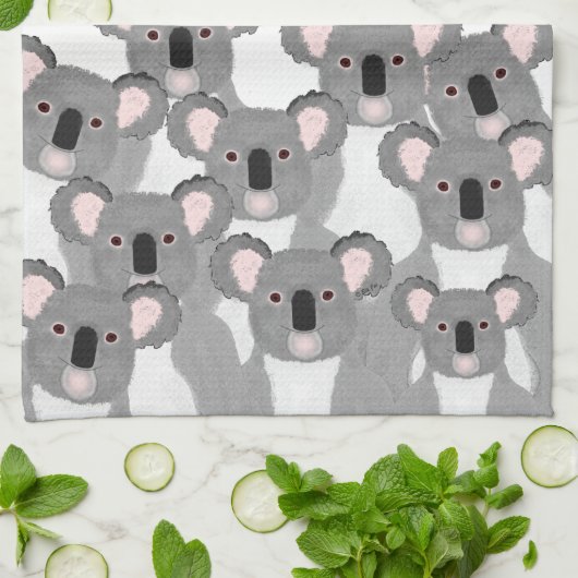 Serviette de cuisine Koalas (Plié)