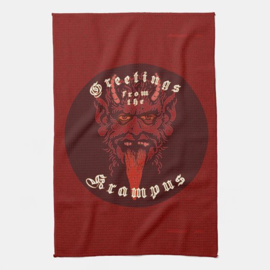 Serviette de cuisine Krampus (Vertical)