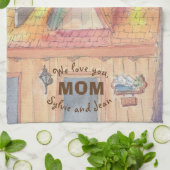 Serviette de cuisine "Lac Arrowhead" (Plié)