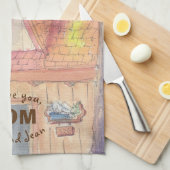 Serviette de cuisine "Lac Arrowhead" (Quart Plié)