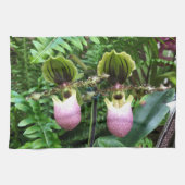 Serviette de cuisine Lady Slipper Orchids (Horizontal)