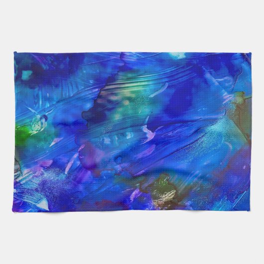 Serviette de cuisine Lagon Bleu (Horizontal)
