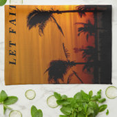 Serviette De Cuisine Laisser La Foi Se Lever (Plié)