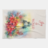Serviette de cuisine lanterne de Noël (Horizontal)