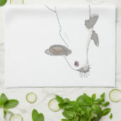 Serviette de cuisine lapin Bunnies (Plié)