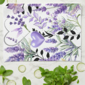 Serviette de cuisine Lavender Love (Plié)