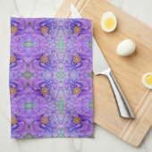 Serviette de cuisine - Lavender Peony (Quart Plié)