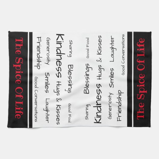 Serviette de cuisine-Le Spice of Life (Horizontal)