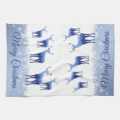 Serviette de cuisine - Les flocons de neige du cer (Horizontal)