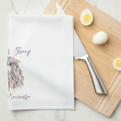 Serviette de cuisine "Les moutons de Jéhovah sont  (Quart Plié)