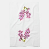 Serviette de cuisine - Lilac fleurs (Vertical)