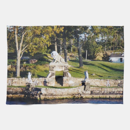 Serviette de cuisine Lion de pierre (Horizontal)