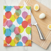 Serviette de cuisine lumineuse de ballons (Quart Plié)