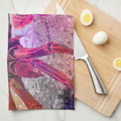 Serviette de cuisine lumineuse de crabe (Quart Plié)