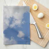 Serviette de cuisine lunatique de nuage (Quart Plié)