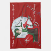 Serviette de cuisine magique de Noël (Vertical)