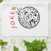 Serviette de cuisine Mah Jongg Jokers (Plié)