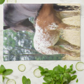 Serviette de cuisine Mama Cheval Nourrir son bébé (Plié)