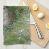 Serviette de cuisine Marmotte (Quart Plié)