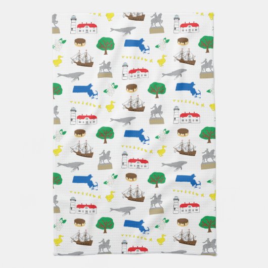 Serviette de cuisine Massachusetts (Vertical)