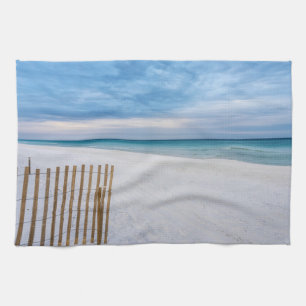 Serviette de cuisine Matin de clôture de plage Des