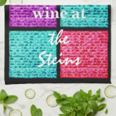 Serviette de cuisine Matzahs couleur passover (Plié)