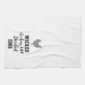 Serviette de cuisine mauvaise d'oeufs de Deviled (Horizontal)