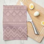Serviette de cuisine Mauve Geo (Quart Plié)