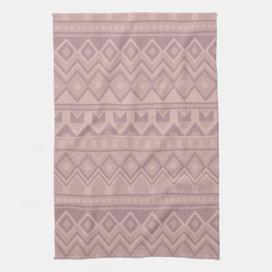 Serviette de cuisine Mauve Geo (Vertical)
